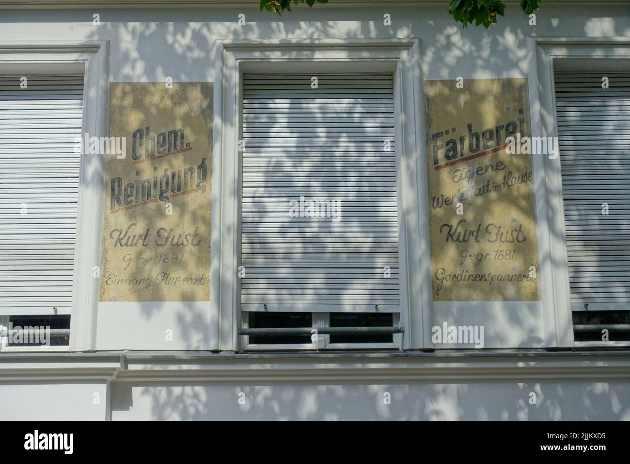 Berlin, historische Werbung an einer Fassade // Berlin, publicité historique sur une façade Banque D'Images