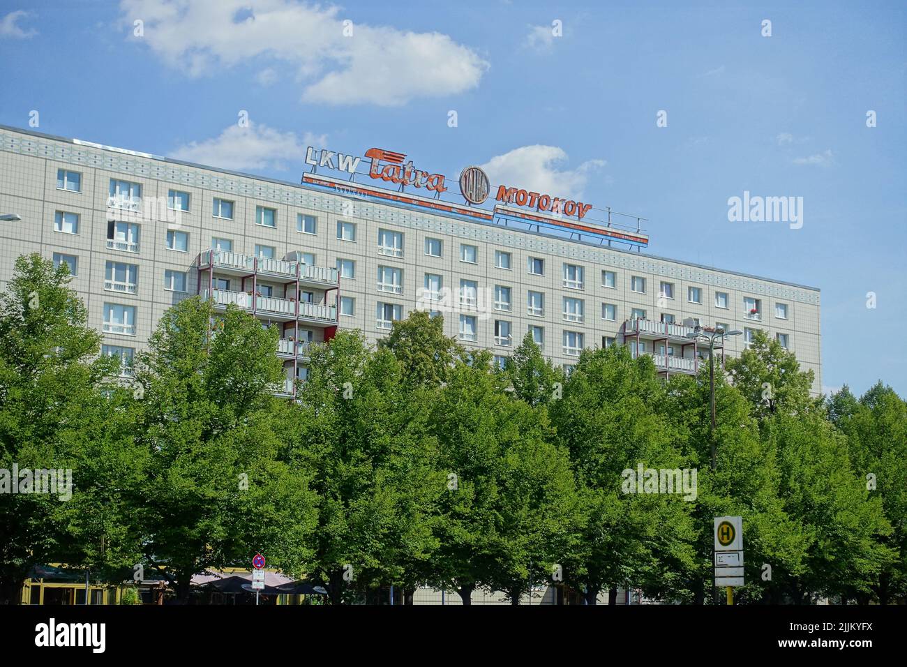 Berlin, Karl-Marx-Allee, früher auch Stalinallee Banque D'Images
