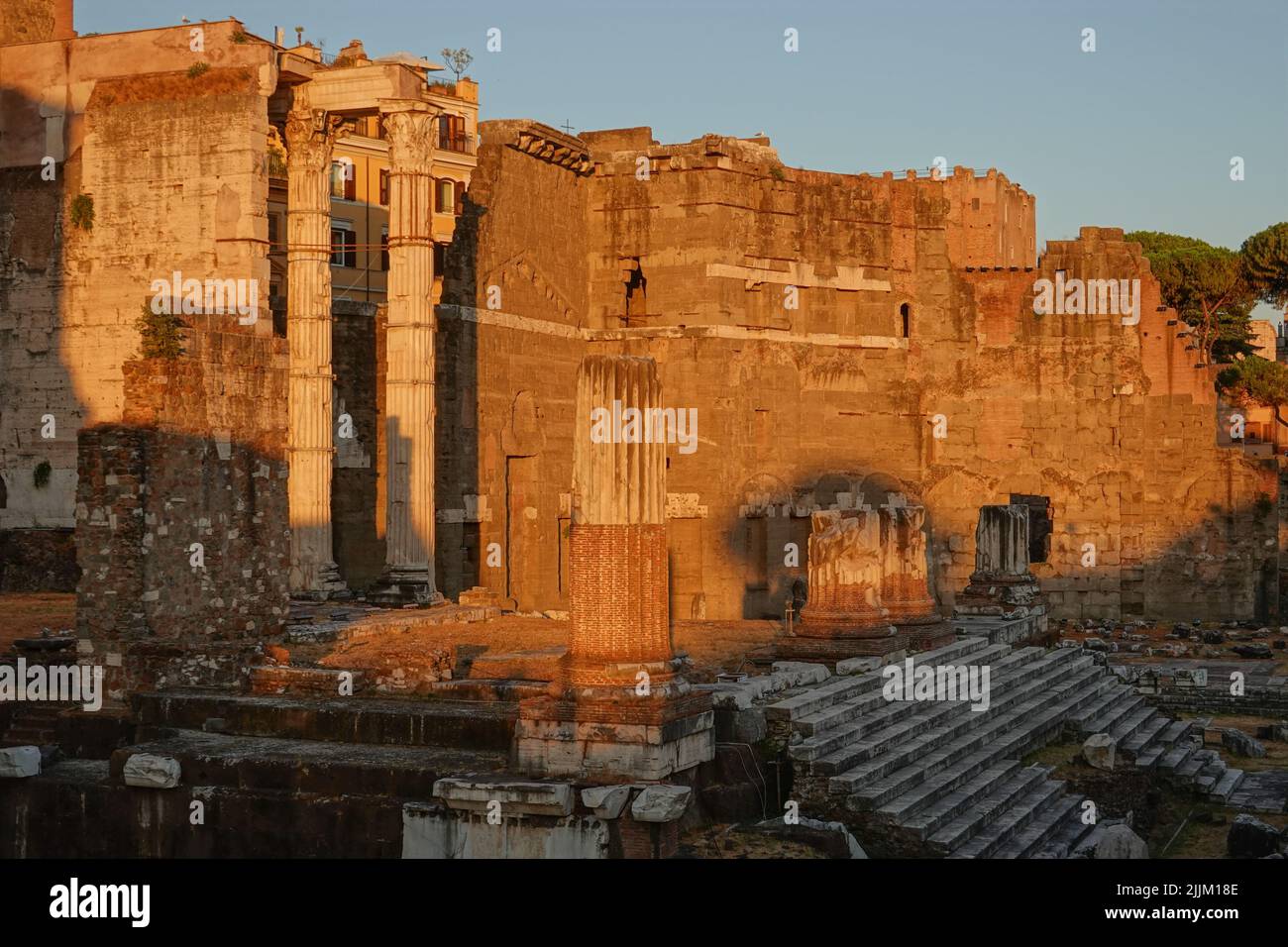 ROM, Forum Romanum, Augustuforum // Rome, Forum Romanum, Foro di Augusto Banque D'Images