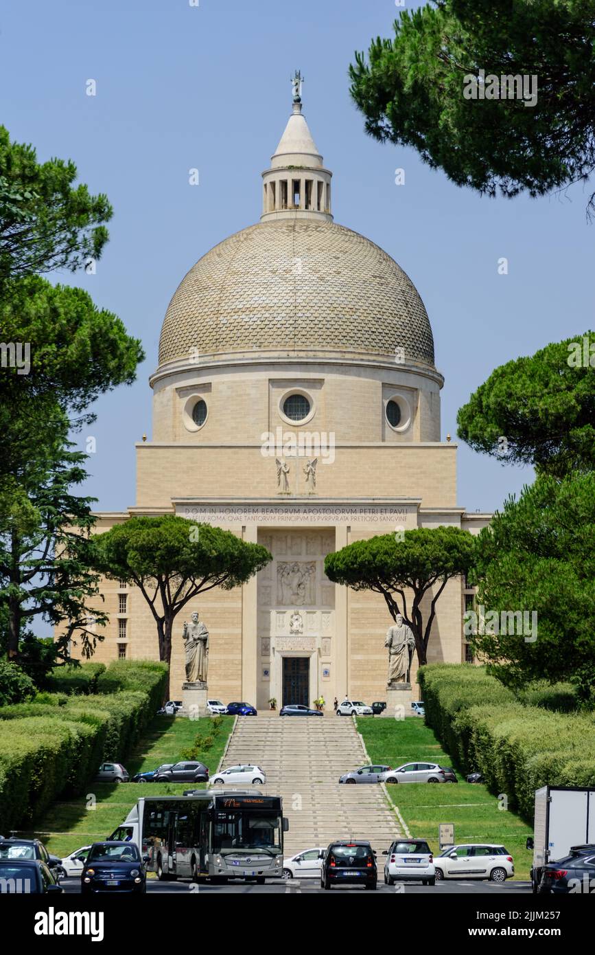 ROM, EUR-Viertel, Basilika St. Peter und Paul // Rome, EUR (Espossizione Universale di Roma), Basilica dei Santi Pietro e Paolo Banque D'Images