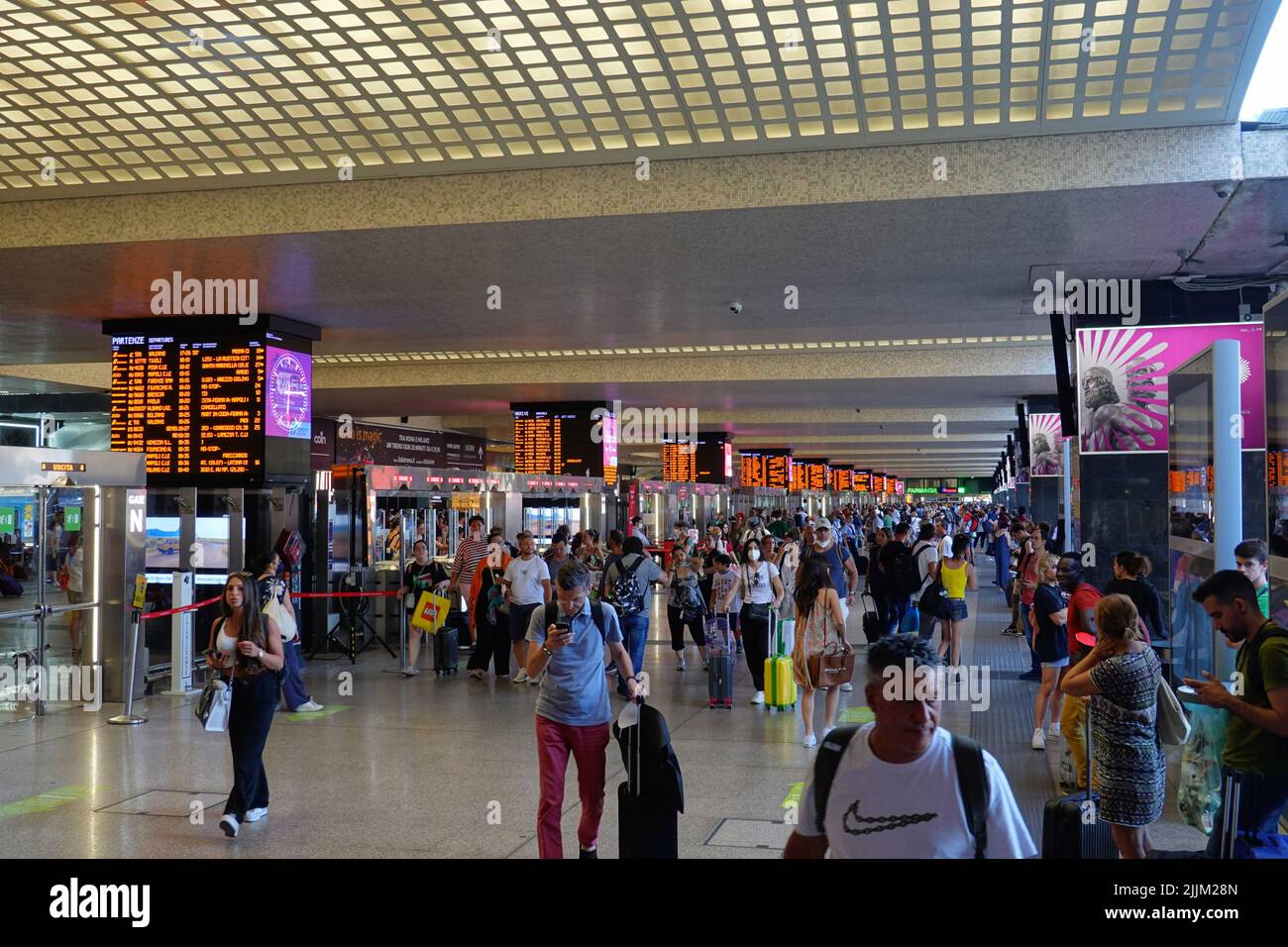 ROM, Eisenbahn, Gare Roma Termini // Rome, Gare Termini Banque D'Images