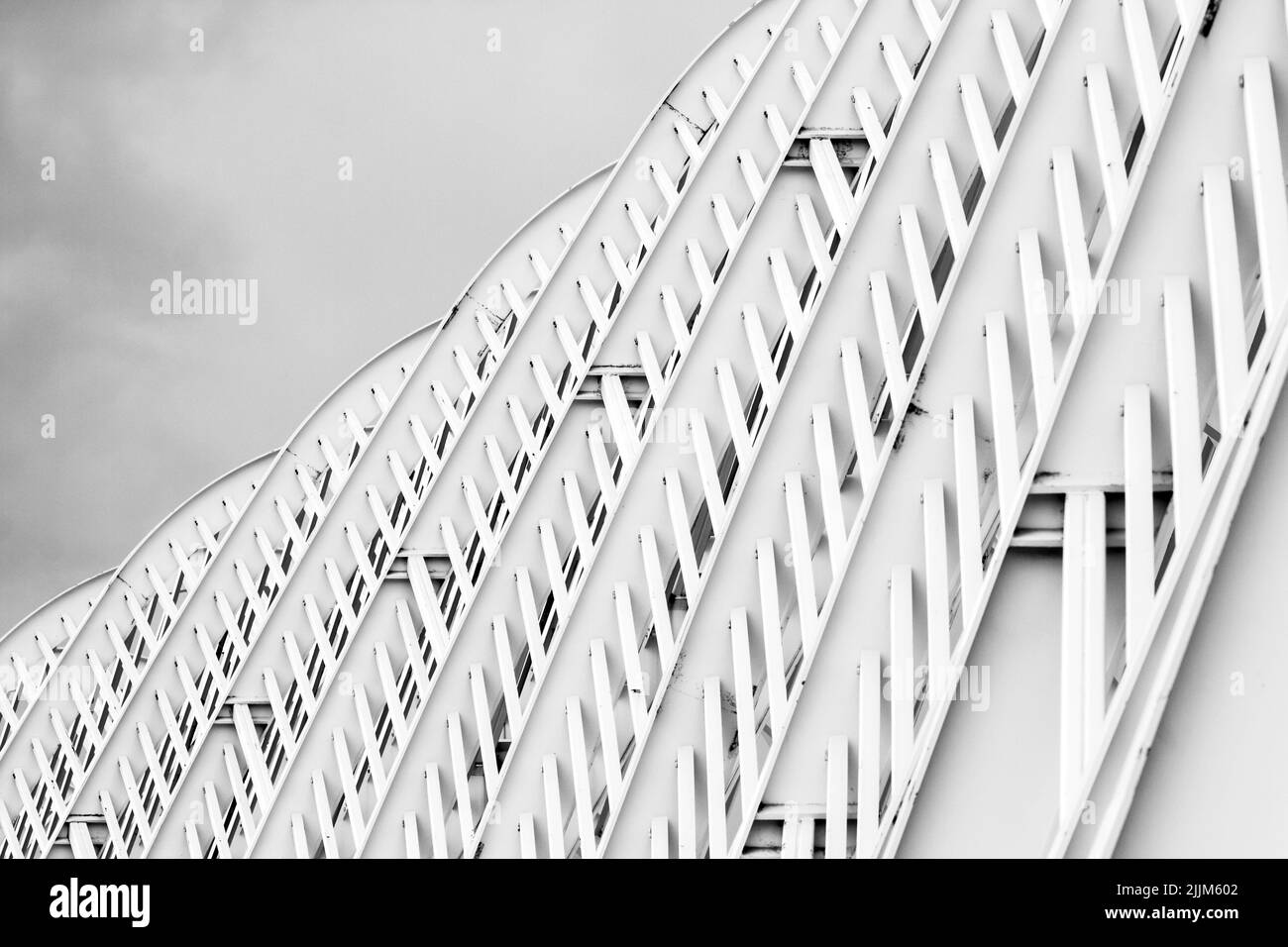 La ville olympique d'Athènes structure art noir et blanc Banque D'Images