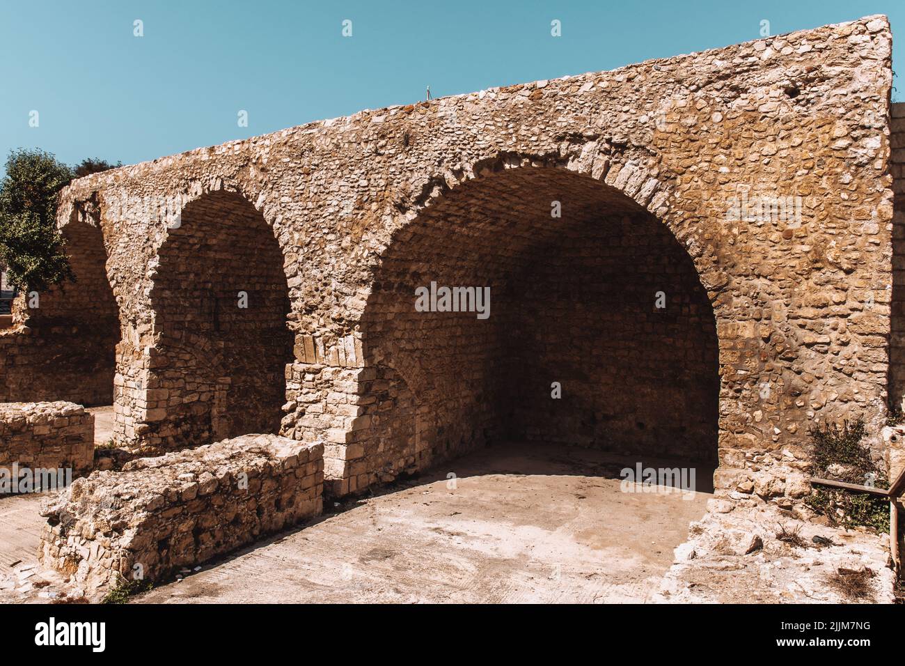 Les bains d'Antoninus ou les bains de Carthage, situés à Carthage, Tunisie Banque D'Images Les bains d'Antoninus ou les bains de Carthage, situés à Carthage, Tunisie Banque D'Images