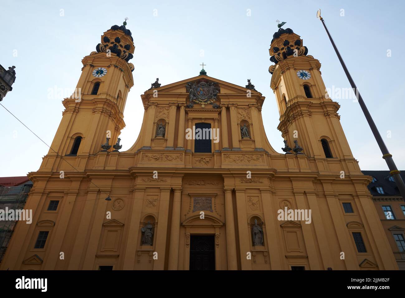 Theatinerkirche St. Kajetan célèbre point de repère dans le centre-ville de Munich Banque D'Images