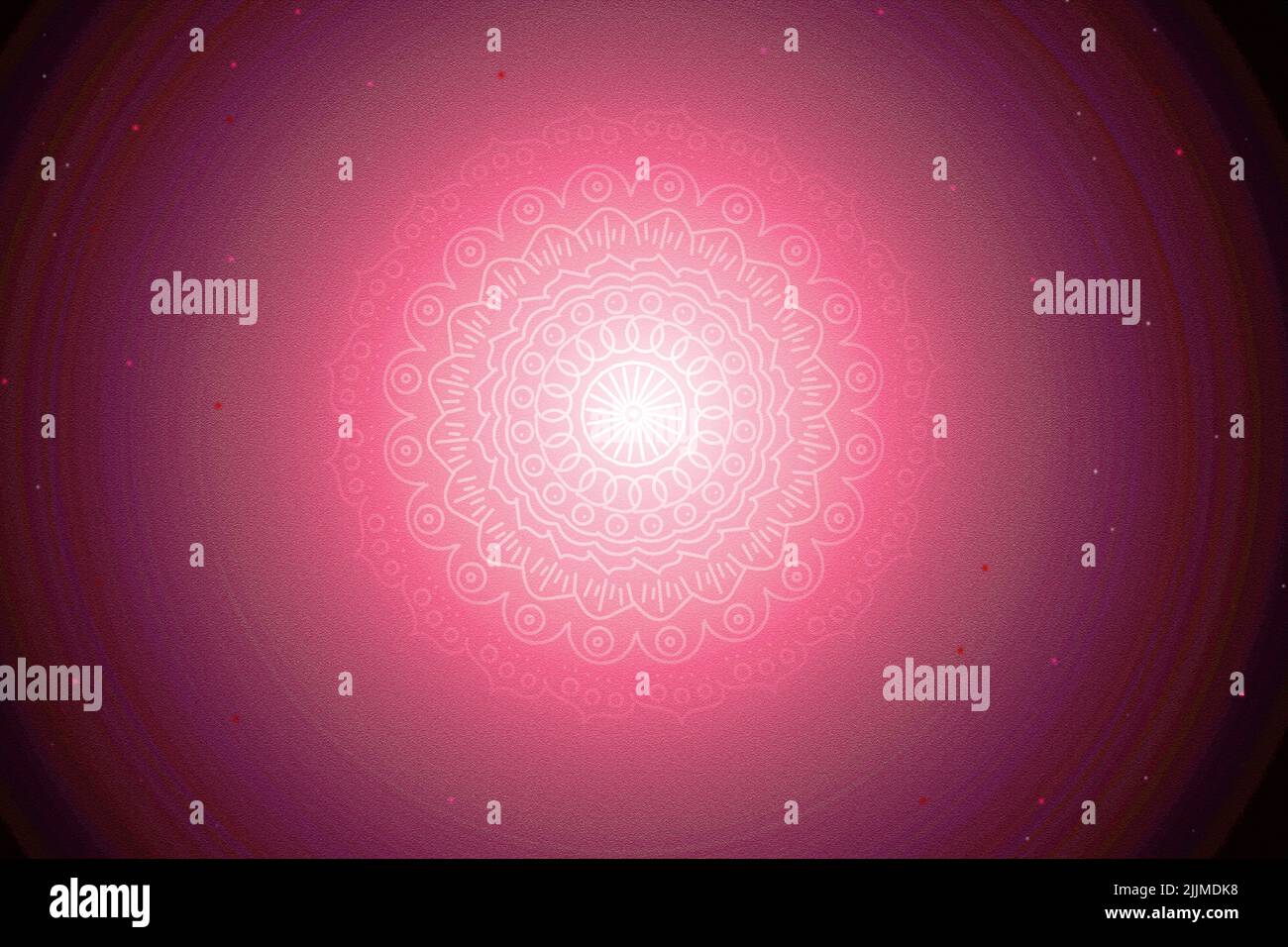 Rose mandala concept résumé fond Banque D'Images