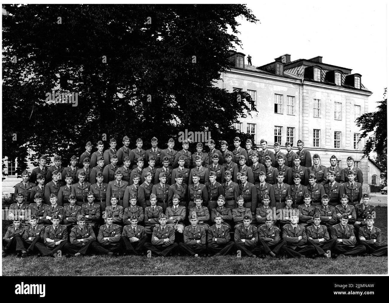 Les huars du Régiment de la vie, K3. Police de campagne du 4 Escadron 1959. La liste complète des noms se trouve dans l'archive. Banque D'Images