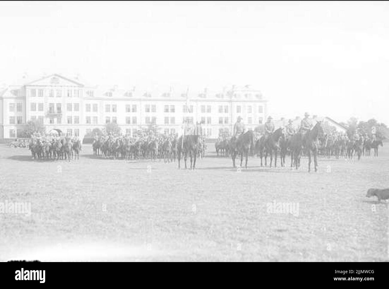 La réunion du régiment 1931. Service de culte sur le terrain à cheval au sud de la caserne K 3 pendant la visite de l'association camarade. Banque D'Images