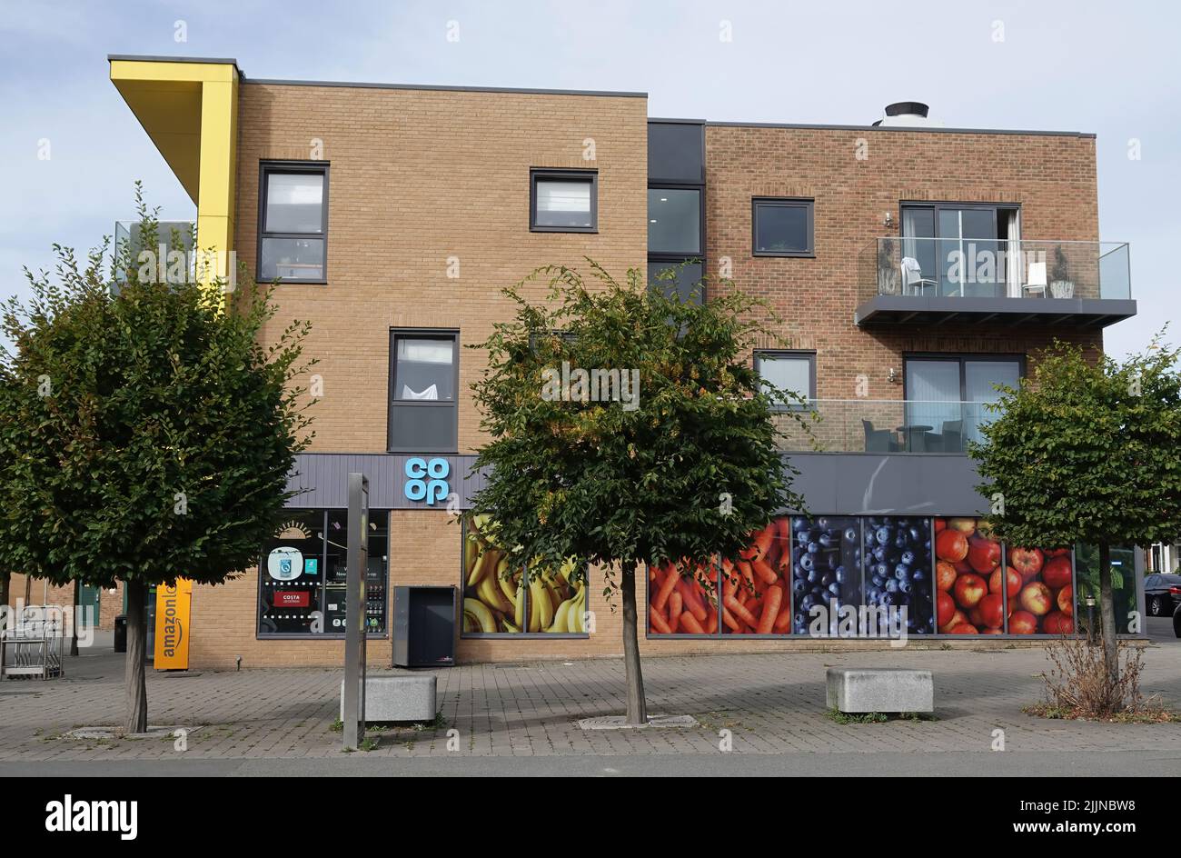 Le magasin de proximité Co-op Food à New Street, Chelmsford, Essex Banque D'Images