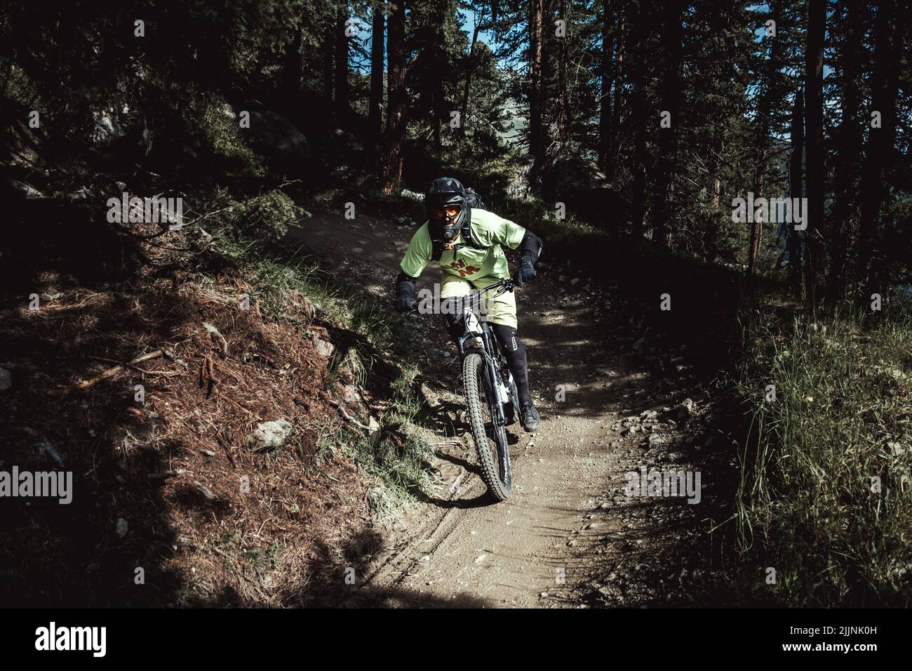 Le Mountainbike à Bike Republic Solder. Soelden, Autriche Banque D'Images