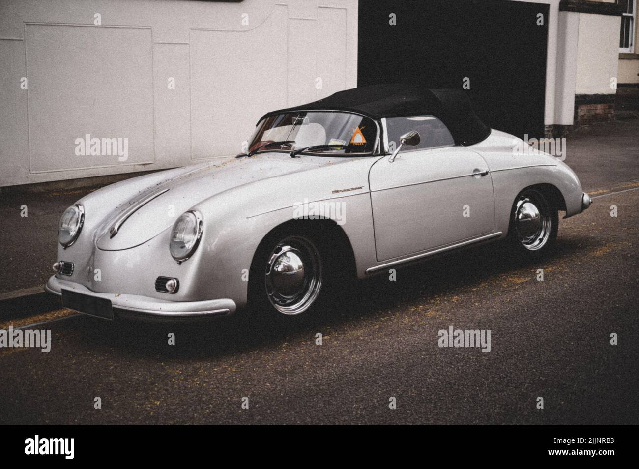 Vue avant gauche de la Porsche 356 1500 Speedster à Nottingham Banque D'Images