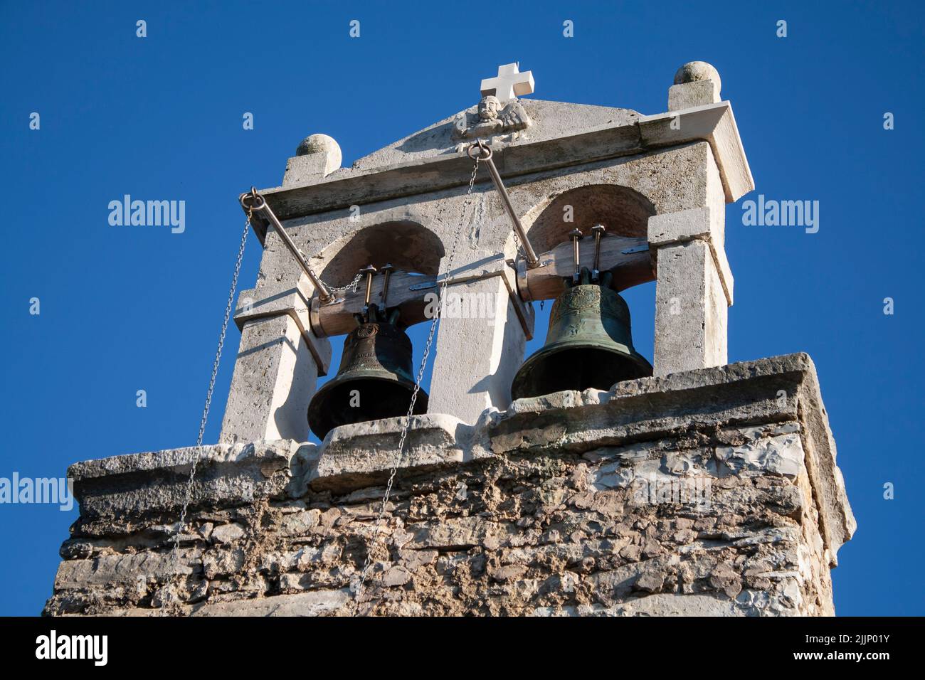 Un petit plan de l'église Sainte-Marie à Korlat, Croatie Banque D'Images