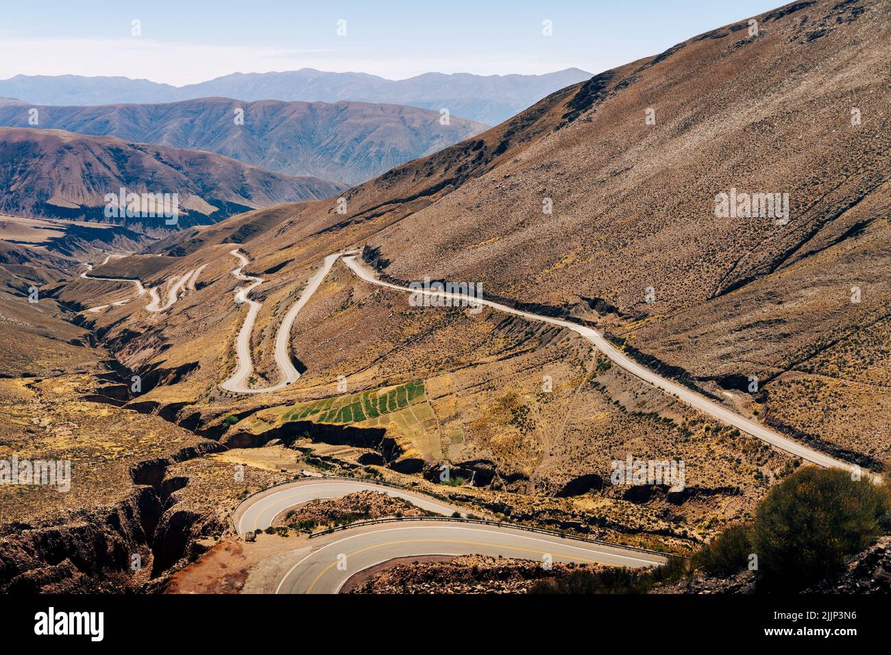 Une belle vue sur la Quebrada de Humahuaca située dans la province de Jujuy dans le nord-ouest de l'Argentine Banque D'Images