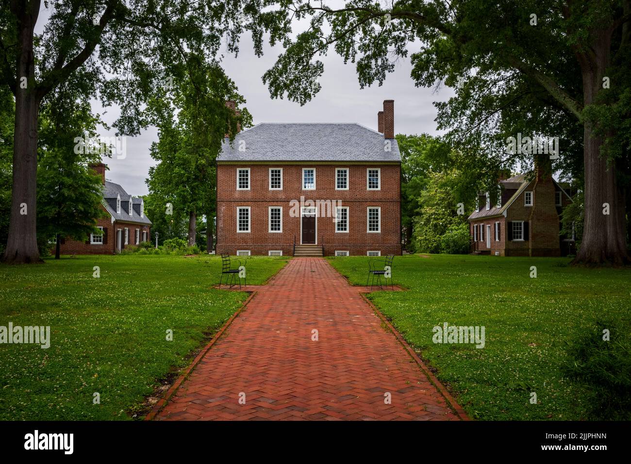 PLANTATION KENMORE (1770) FREDERICKSBURG VIRGINIA USA Banque D'Images
