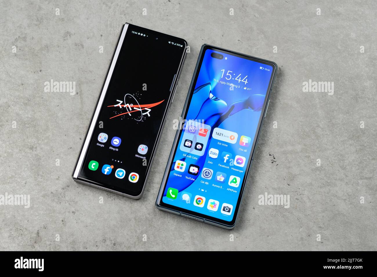 Samsung Ecosystem au Mobile World Congress Barcelone 2022, Espagne - 03 mars 2022 Banque D'Images