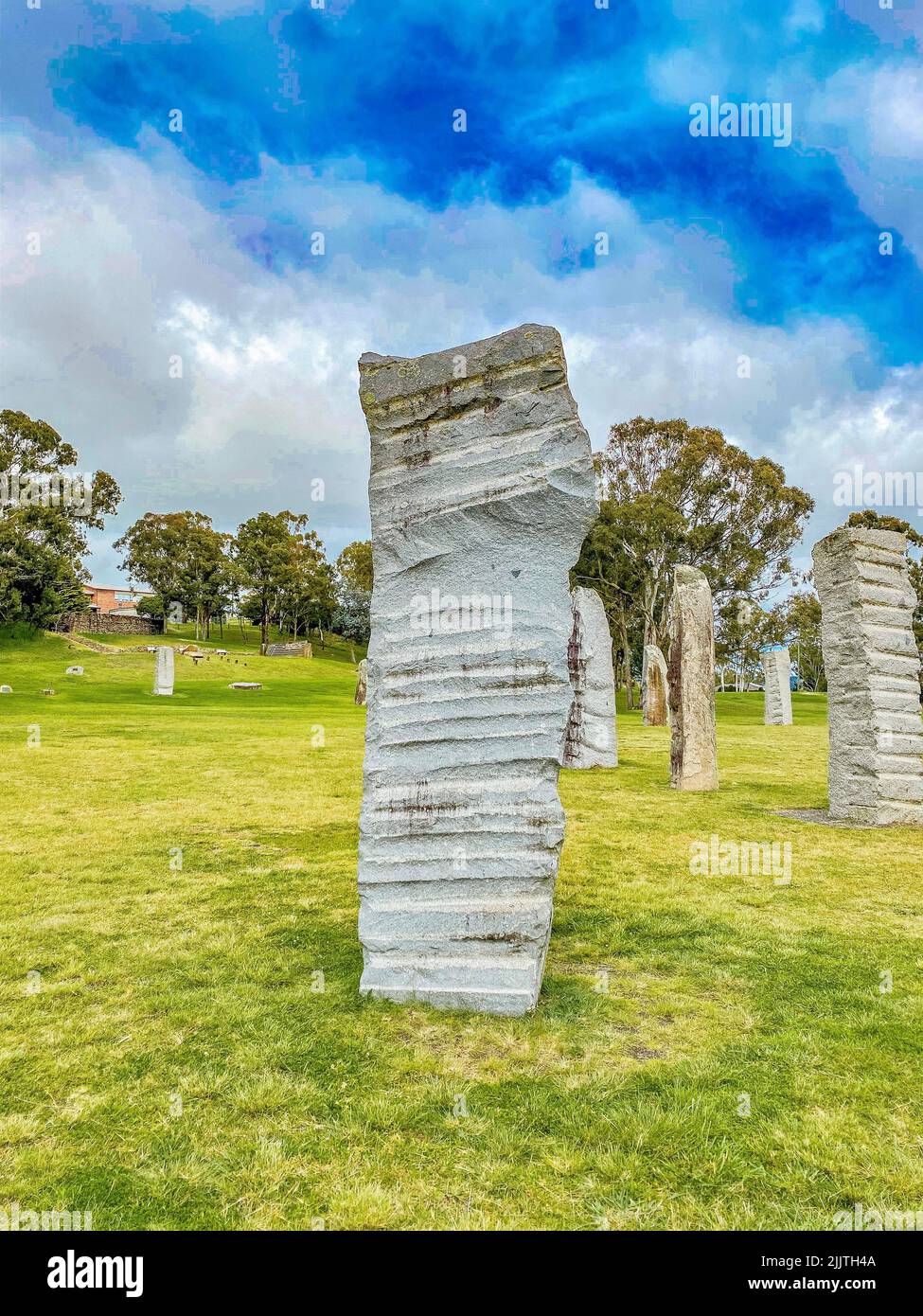 Les pierres sur pied de Glen Innes, Australie Banque D'Images