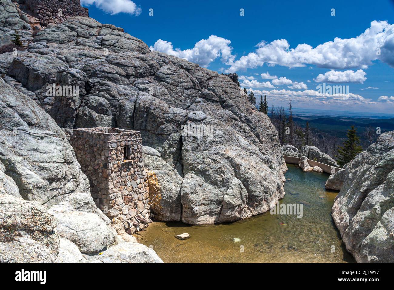 Le magnifique Black Elk Peak dans le Dakota du Sud, États-Unis Banque D'Images