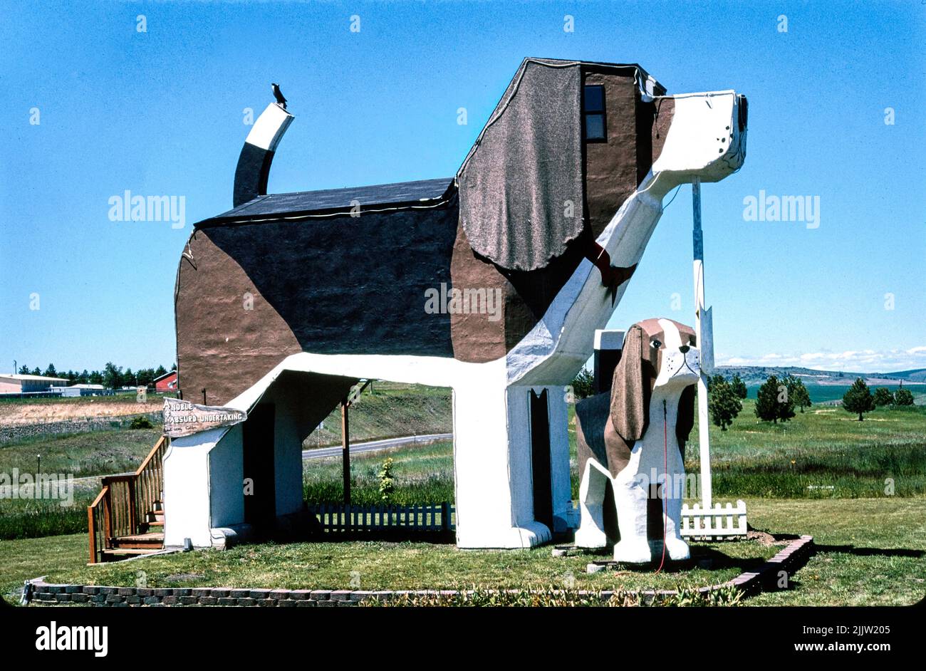 John Margolies - Dog Bark Park Bed & Breakfast, Cottonwood, Idaho - 2004 Banque D'Images