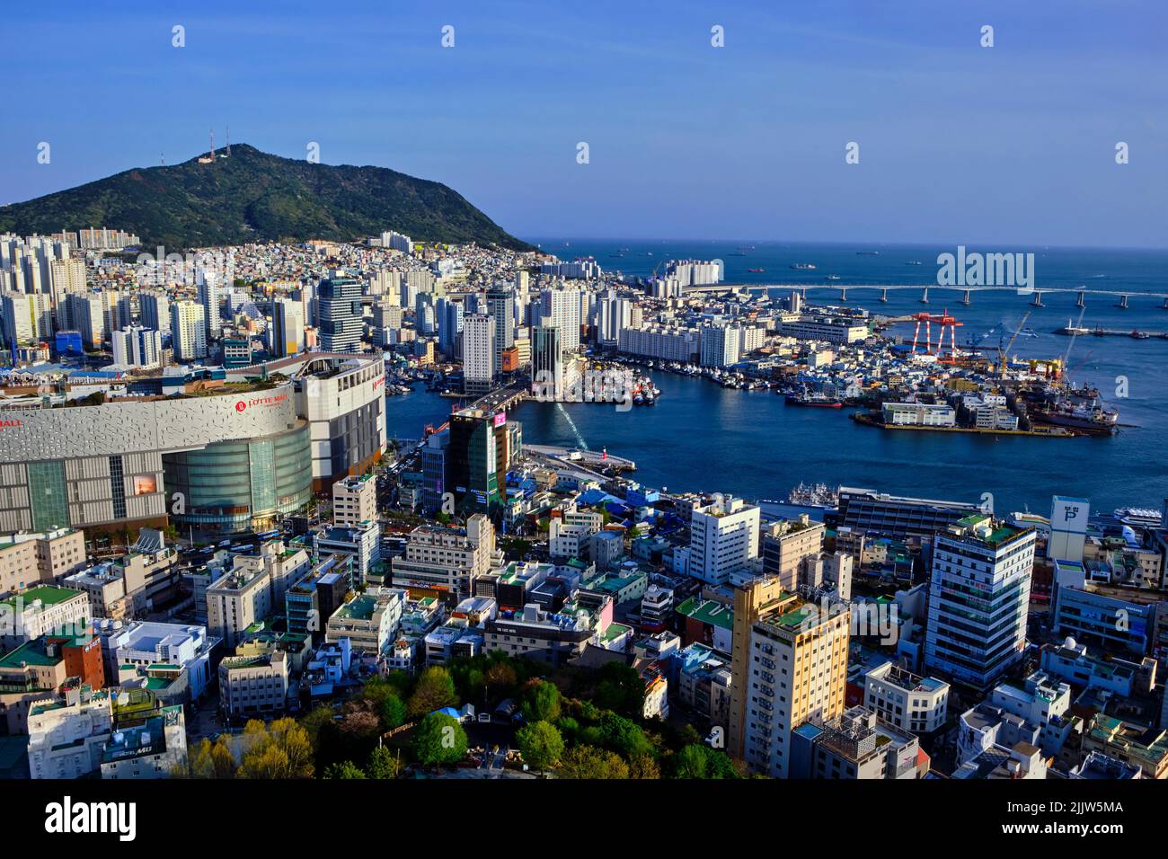 Corée du Sud, province de Gyeongsang Sud, Busan, vue générale de la ville Banque D'Images