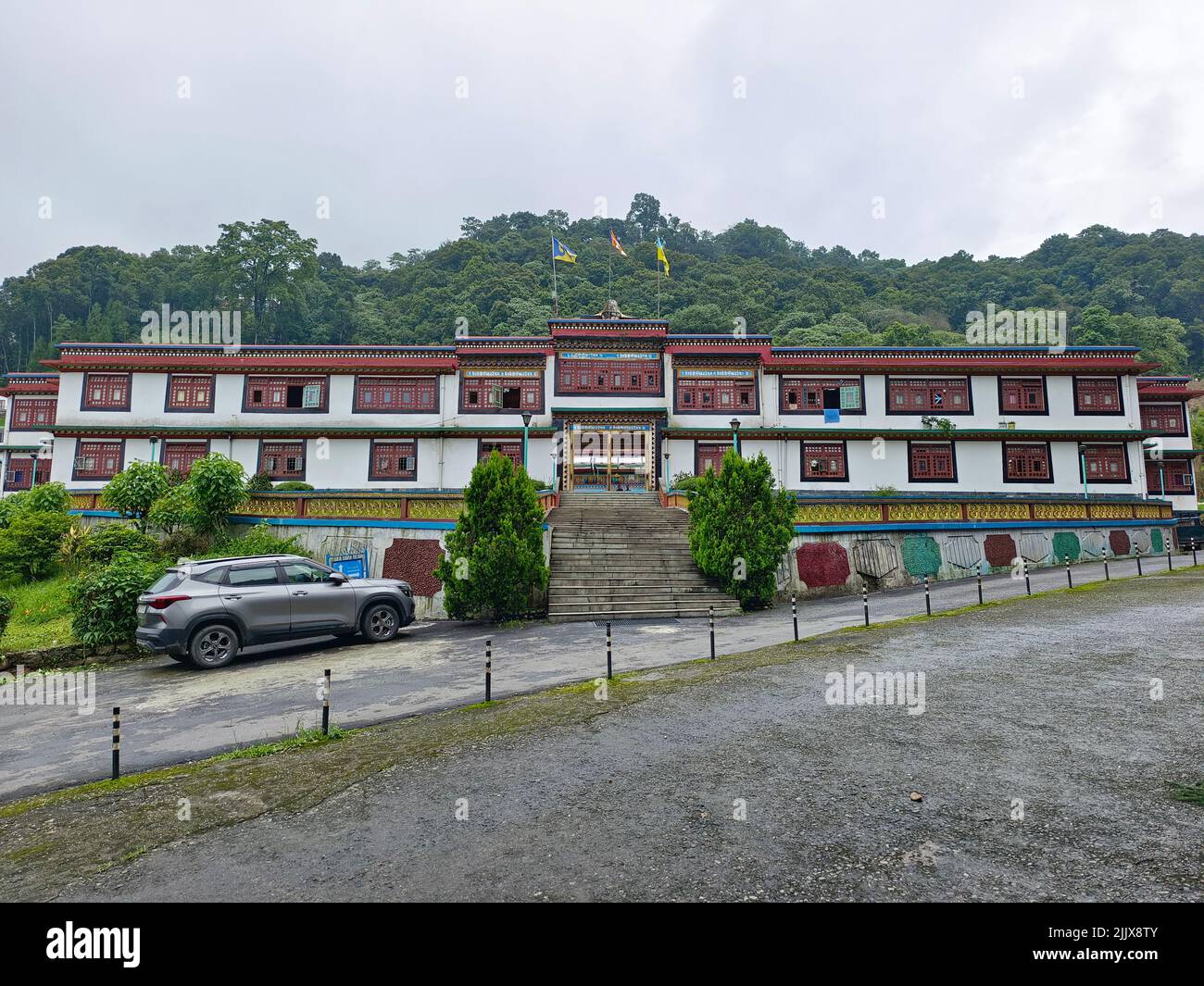 17 juin 2022, Gangtok, Sikkim, Ranka (Lingdum ou Pal Zurmang Kagyud), Temple d'Or, Monastère à Gangtok. Banque D'Images