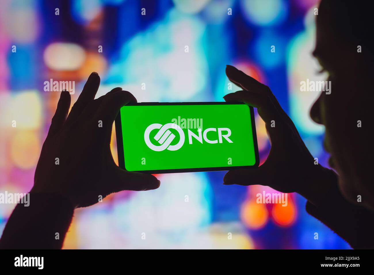 Brésil. 28th juillet 2022. Dans cette illustration, le logo de NCR Corporation s'affiche sur l'écran d'un smartphone. (Photo de Rafael Henrique/SOPA Images/Sipa USA) crédit: SIPA USA/Alay Live News Banque D'Images