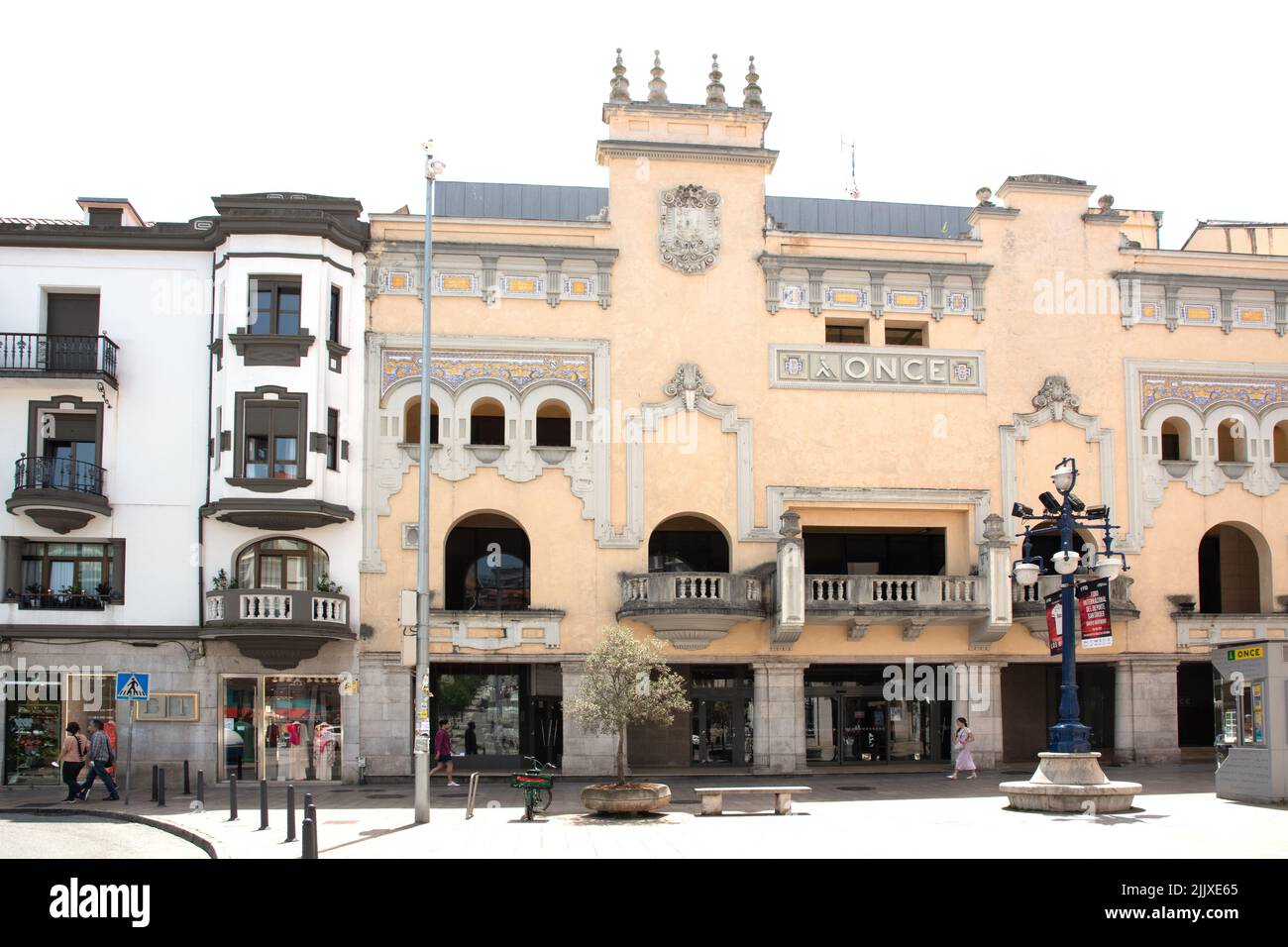 Le BÂTIMENT DE SANTANDER Banque D'Images