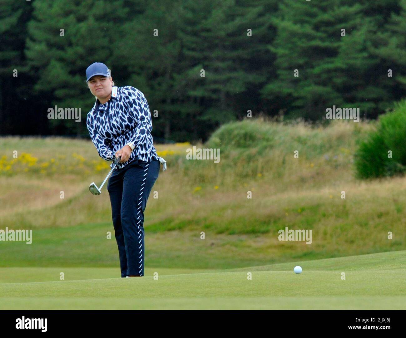 Golf écossais pour femmes ouvert Dundonald Banque D'Images