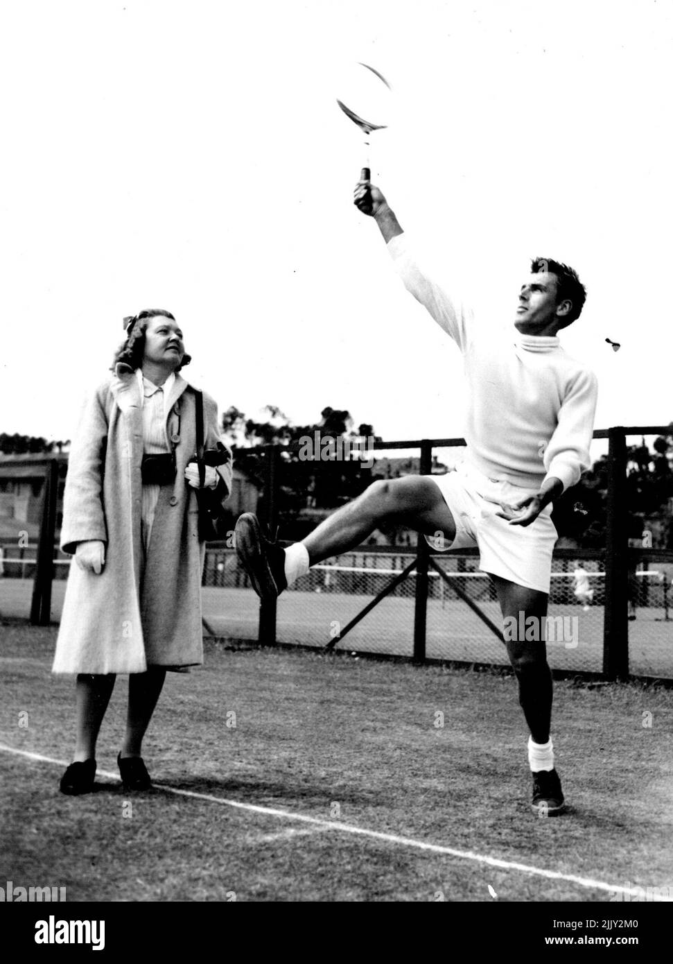 Frankie Parker. 23 décembre 1946. Banque D'Images