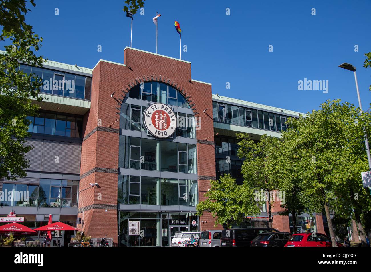 Hambourg, Allemagne 23 juin 2022, le stade Millerntor du FC St. Pauli Banque D'Images