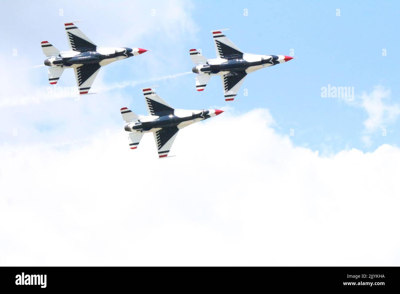 Thunderbirds lors d'un spectacle aérien Banque D'Images