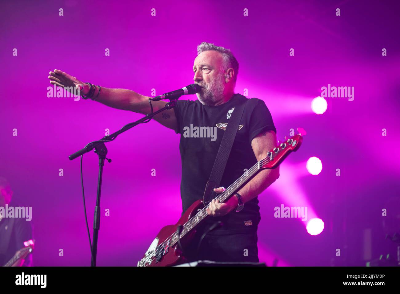 Peter Hook & The Light - Barrowland Glasgow 28th juillet 2022 crédit : Glasgow Green à l'heure d'hiver/Alamy Live News Banque D'Images