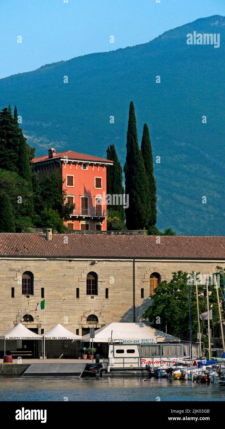 Lega Navale, Porto San Nicolò, Riva del Garda, Trentino, Italie, 2012-05-30 17:56 +02. Banque D'Images