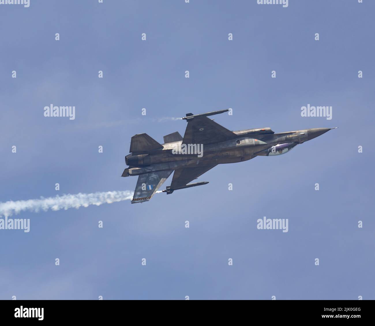 L'avion de réserve F-16 de la Force aérienne grecque au RIAT 2022 Banque D'Images