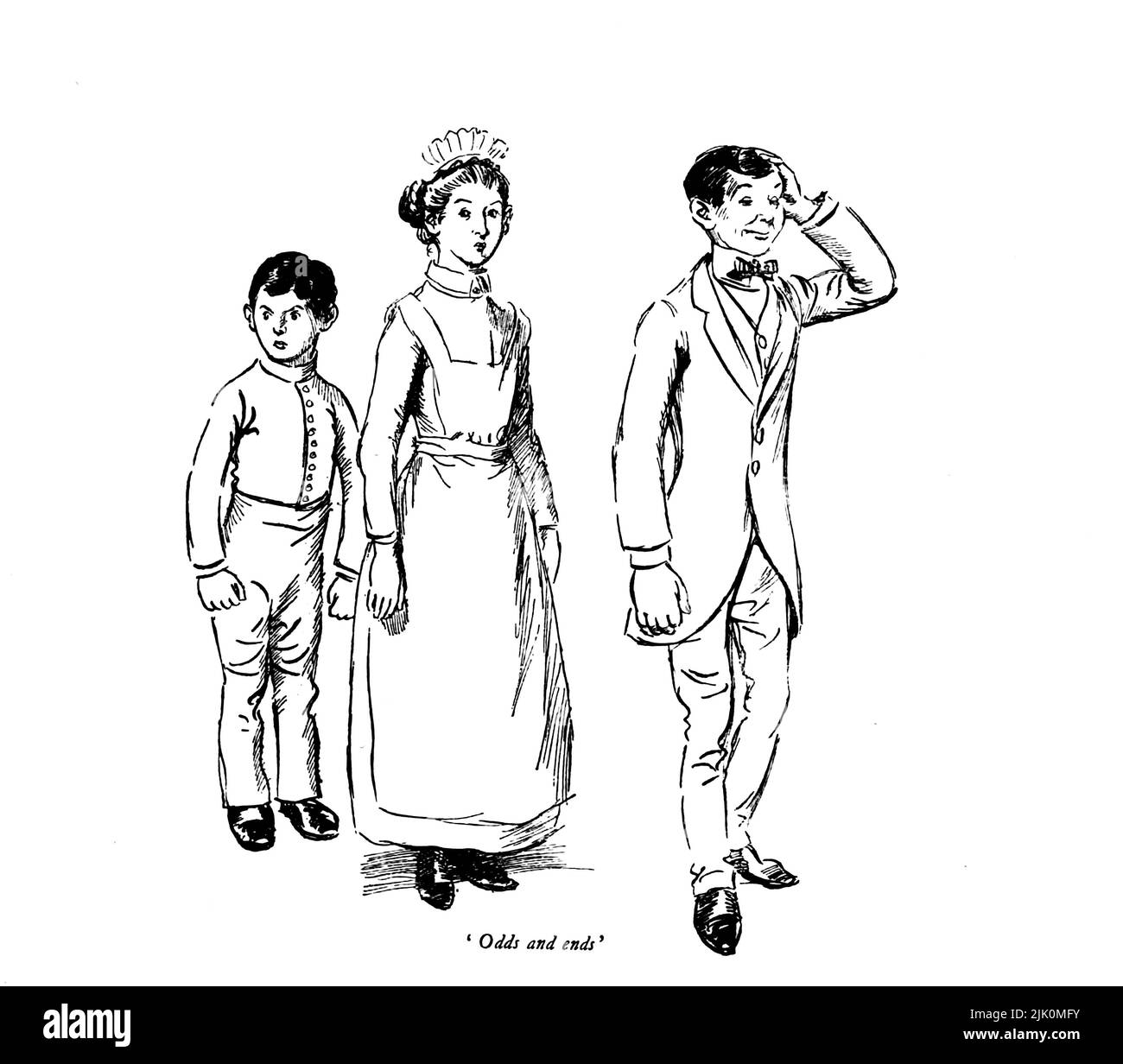 Chance et fin l'admirable Crichton est une pièce de théâtre dessinée écrite en 1902 par J. M. Barrie. Illustré par Hugh Thomson RI (1 juin 1860 – 7 mai 1920) est un illustrateur irlandais né à Coleraine près de Derry. Il est surtout connu pour ses illustrations au stylo et à l'encre d'auteurs comme Jane Austen, Charles Dickens et J. M. Barrie. Banque D'Images