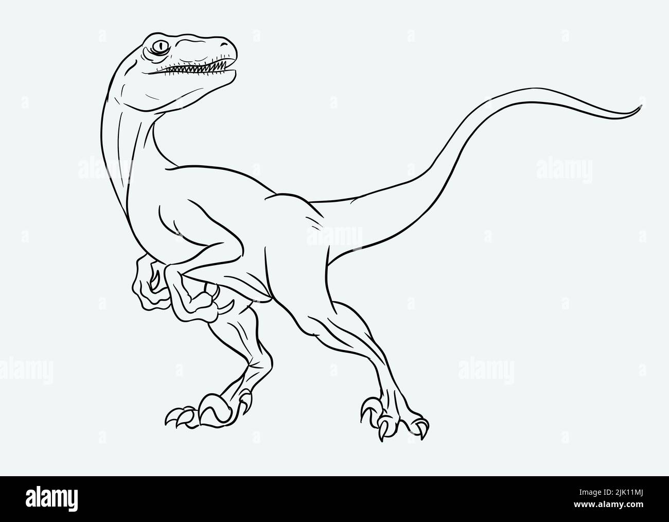 illustrations de dinosaures Banque D'Images