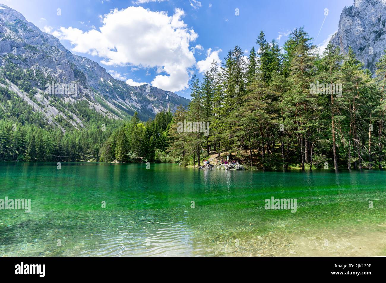 Lac Vert en Styrie, Autriche Photo Stock - Alamy
