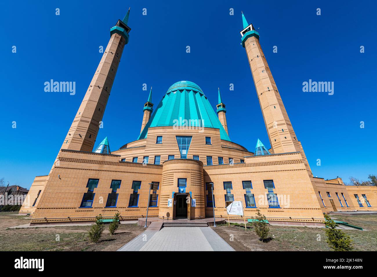 Mosquée Mashkhur Zhuhuhuhuup, Pawlodar, Kazakhstan oriental, Asie centrale, Asie Banque D'Images