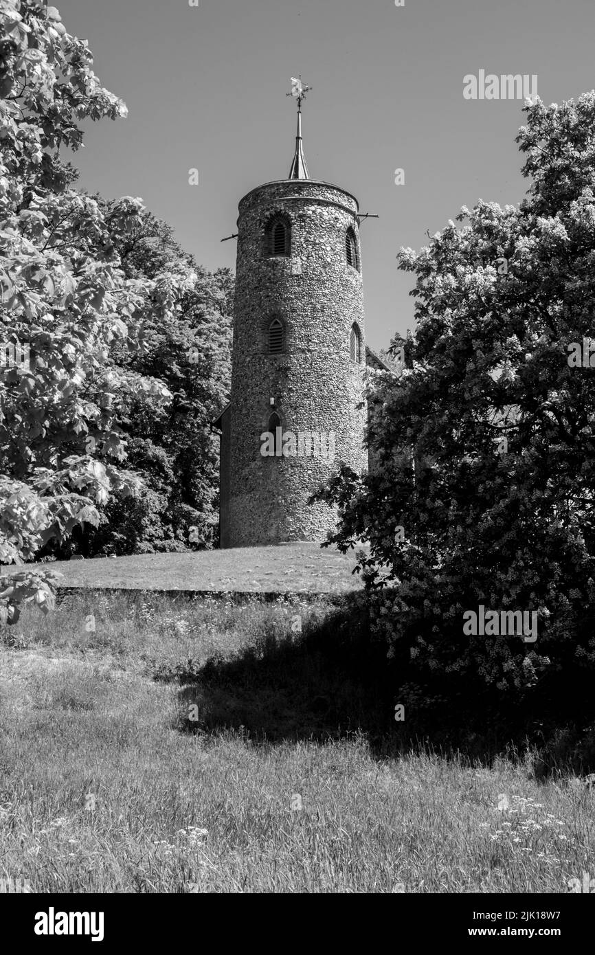 Église d'Aldham, Hadleigh, Suffolk, Angleterre, Royaume-Uni Banque D'Images