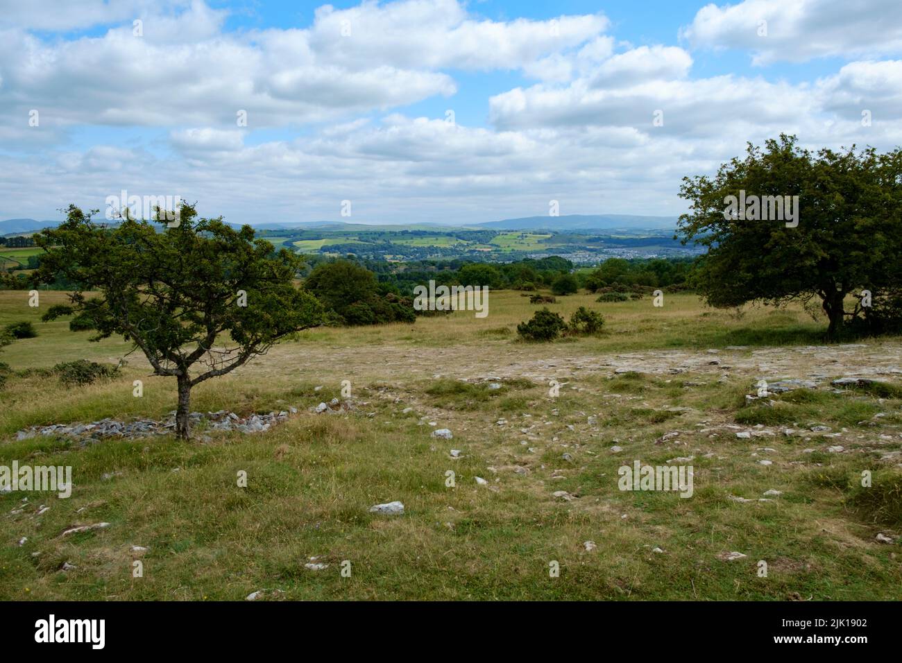 Vue sur le Lake District, Angleterre. Banque D'Images