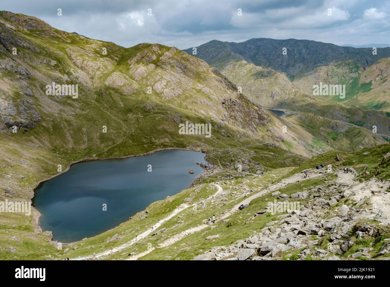 Le vieil homme de Coniston, le quartier des lacs, Angleterre. Banque D'Images