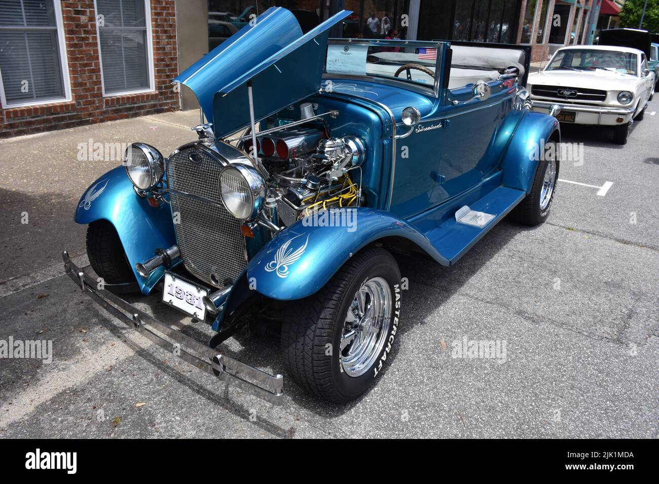 Un Streetrod 1931 de Ford à un salon de voiture. Banque D'Images