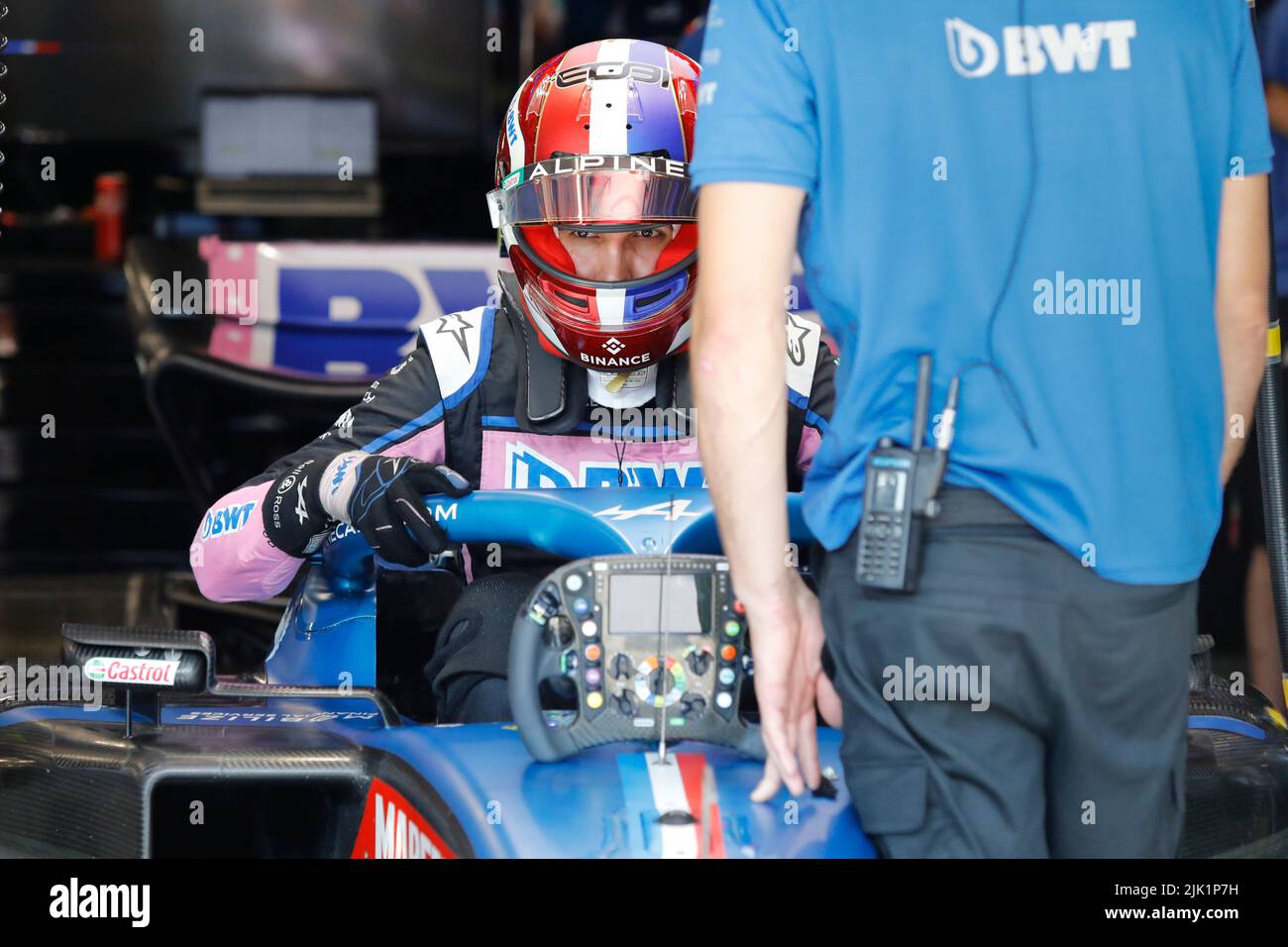 Magyorod, Hongrie. 29 juillet 2022. Formule 1 Grand Prix de Hongrie à Hungaroring, Hongrie. Photo: #31 Esteban Ocon (FRA) d'Alpine lors de la deuxième séance de pratique © Piotr Zajac/Alamy Live News Banque D'Images