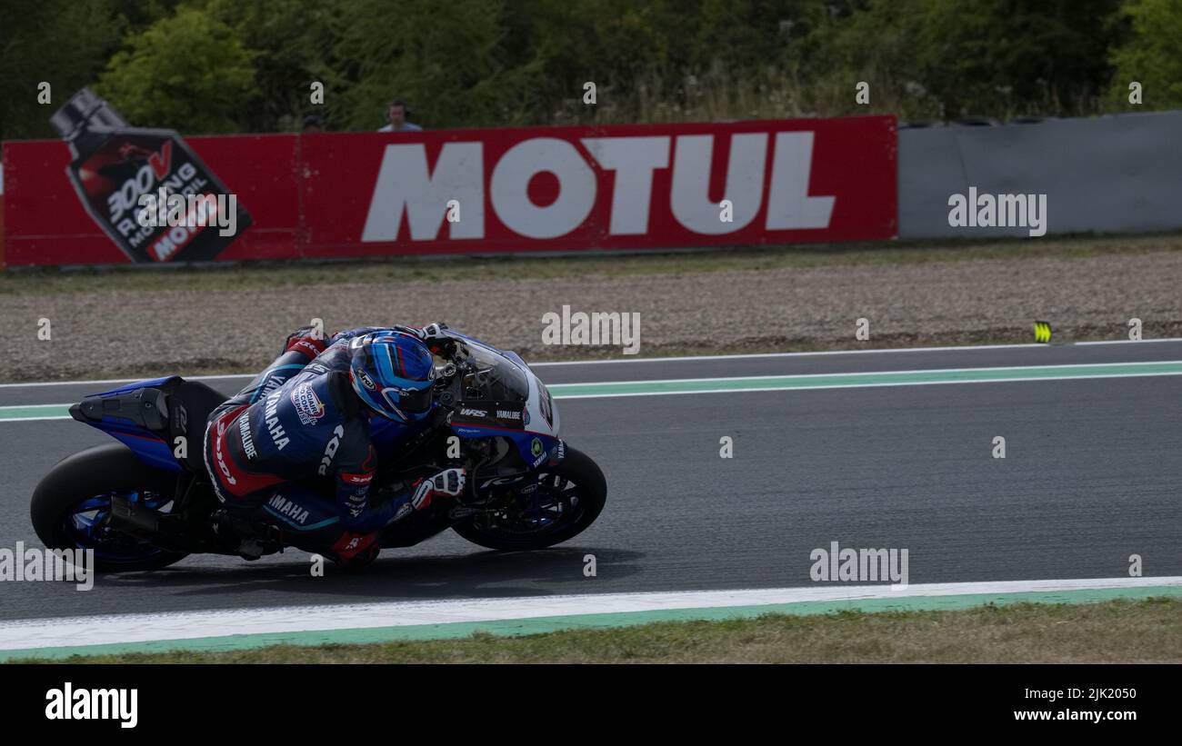 Autodrom MOST, MOST, République Tchèque, 29 juillet 2022, N°23 Cristophe Ponsson FRA Yamaha YZF R1 Gil Motor Sport - YamahaAutodromo di MOST 29 -31 luglio 2022
Repubblica CECA pendant Prosecco DOC Tchèque Round 6 - pratique libre et qualifications - World Superbike - SBK Credit: Live Media Publishing Group/Alay Live News Banque D'Images