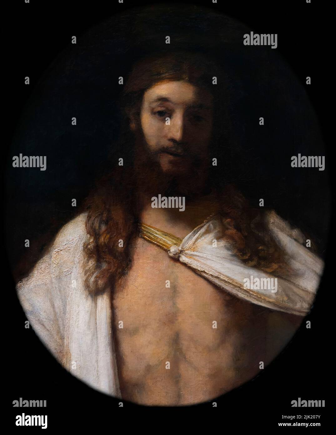 Le Christ ressuscité, Rembrandt, 1661, Alte Pinakothek, Munich, Allemagne Banque D'Images