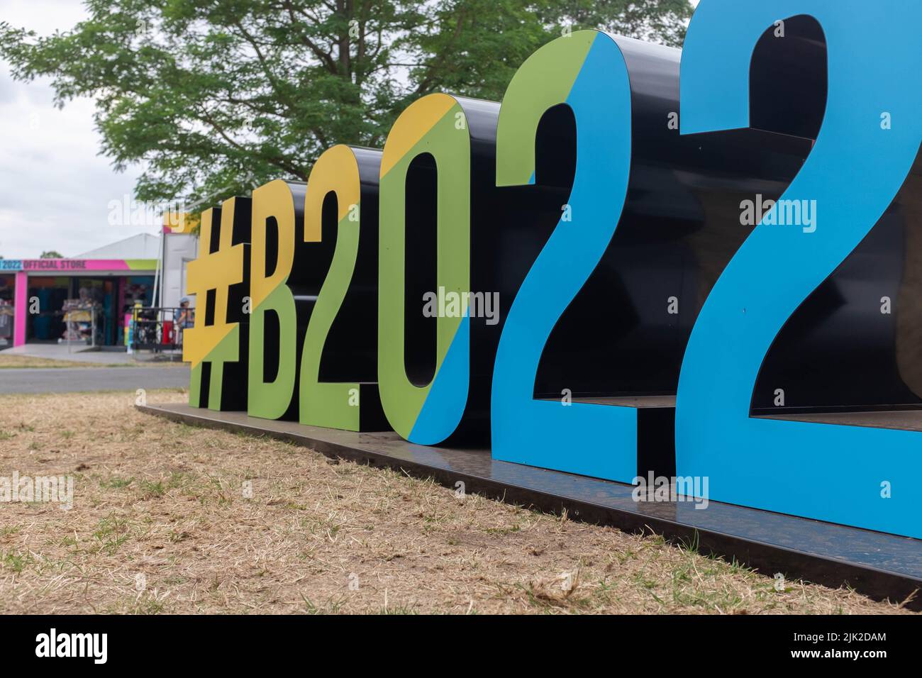 Commonwealth Games 2022, Birmingham Bowls Leamington Spa Banque D'Images