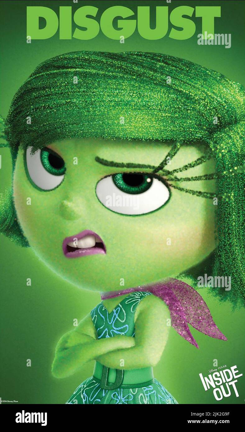 AFFICHE DE DÉGOÛT, INSIDE OUT, 2015 Banque D'Images