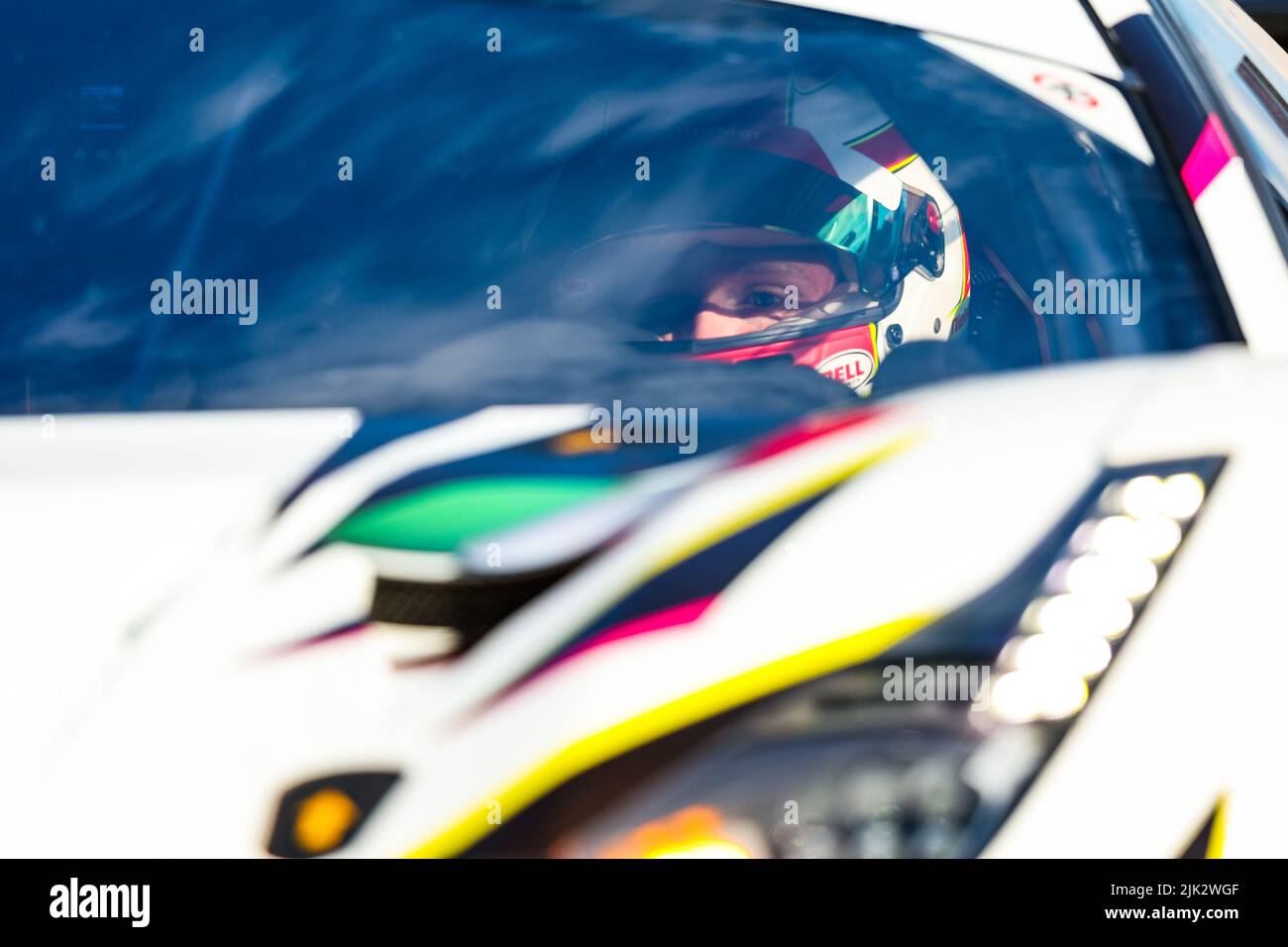 Spa, Belgique. 29th juillet 2022. 71 Iron Lynx, Ferrari 488 GT3 de Davide RIGON, Daniel SERRA, Antonio FUOCO, en action pendant les TotalEnergies 24 2022 heures de Spa 2022, 7th tour du défi mondial Fanatec GT Europe Powered by AWS, de 27 juillet à 31, 2021 sur le circuit de Spa-Francorchamps, à Stavelot, Belgique - photo: Florent Gooden / DPPI/DPPI/LiveMedia crédit: Agence photo indépendante/Alay Live News Banque D'Images