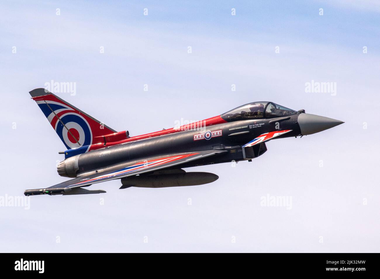 Blackjack RAF Typhoon Banque D'Images