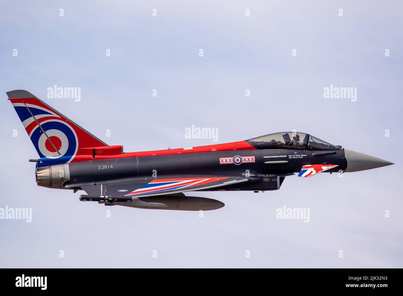 Blackjack RAF Typhoon Banque D'Images