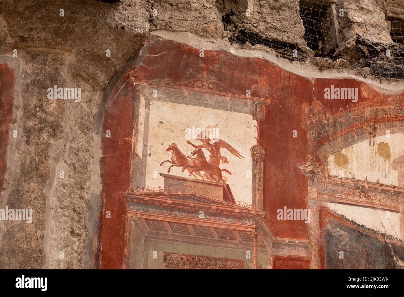 HERCULANUM, ITALIE - 04 MAI 2022 - salle des Augustins à Herculanum, Italie Banque D'Images