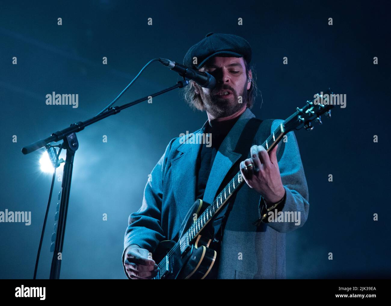Supergrass titre la scène principale à Kendal Calling. Vendredi 29th juillet 2022 Banque D'Images